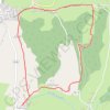 Trace GPS Vers les sommets de Rignac, itinéraire, parcours