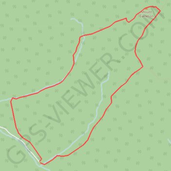Trace GPS Mount Carleton, itinéraire, parcours