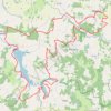 Trace GPS Lacs Hte-Charente-10-Noir, itinéraire, parcours