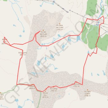 Trace GPS Tour du cirque des Pessons, itinéraire, parcours