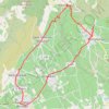 Trace GPS Le Cœur d'Hérault à vélo - Vignobles de la vallée de l'Hérault - Montpeyroux, itinéraire, parcours