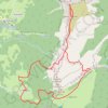 Trace GPS Le Granier depuis La Plagne - Entremont-le-Vieux, itinéraire, parcours