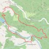 Trace GPS Autour du lac de tournis, itinéraire, parcours