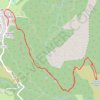Trace GPS Croix d'Albiez, itinéraire, parcours