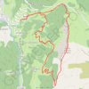 Trace GPS Roche Parstire - Boudin, itinéraire, parcours