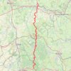Trace GPS GR3 De Chabreloche (Puy-de-Dôme) à Saint Aubin-sur-Loire (Saône-et-Loire), itinéraire, parcours