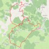Trace GPS Circuit Margeride Truyère - Saint-Marc et Saint-Just, itinéraire, parcours
