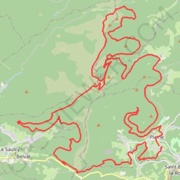 Trace GPS Les Brimbelles, itinéraire, parcours
