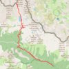 Trace GPS Lac Nègre et Pas du Prefouns, itinéraire, parcours