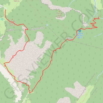 Trace GPS Plateau Parmelan, itinéraire, parcours