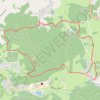 Trace GPS Le Puy de Gaudy - Sainte-Feyre, itinéraire, parcours