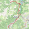 Trace GPS Itinéraire de 1 Rue de Chazourne, 43110 Aurec-sur-Loire, France à 32 Imp. de la Vierge, 42170 Chambles, France, itinéraire, parcours