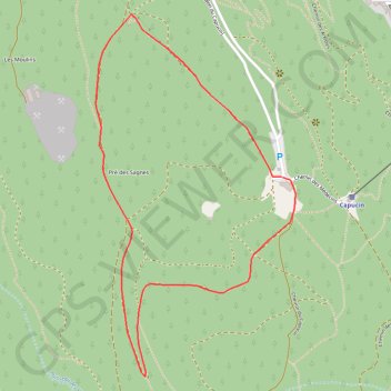 Trace GPS Sancy - Le Capucin - Secteur Le Mont-Dore, itinéraire, parcours