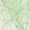 Trace GPS GR59 De Geruge (Jura) à Ambérieu-en-Bugey (Ain), itinéraire, parcours