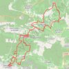 Trace GPS Les Grands Bois - FFC Uzès, itinéraire, parcours