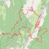 Trace GPS Malissard - Montbrun - Rocheplane - Chaos - Bellefond, itinéraire, parcours