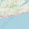 Trace GPS Oshawa - Cobourg, itinéraire, parcours