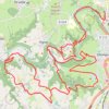 Trace GPS Rodez Agglomeration - Circuit 6 - Le bois de l’ours, itinéraire, parcours