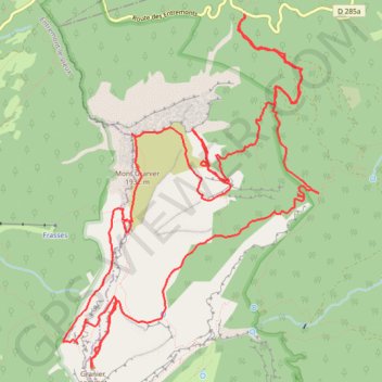 Trace GPS Cuvée des Ours - Arche du Granier, itinéraire, parcours