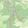 Trace GPS Le lac de nisramont, itinéraire, parcours