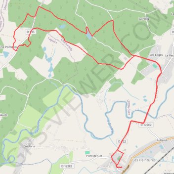 Trace GPS Bois de Chamadelle, itinéraire, parcours