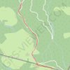 Trace GPS Le Lindux depuis col d'Hauzay, itinéraire, parcours
