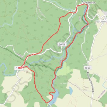 Trace GPS Barrage de Saint-Denis - Les Cabanelles, itinéraire, parcours