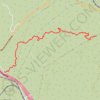 Trace GPS Crowder Canyon, itinéraire, parcours