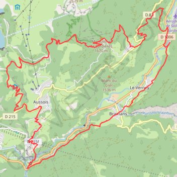 Trace GPS Vanoise Sud - Découverte des Balmes, itinéraire, parcours