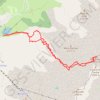 Trace GPS Tête Pelouse par la combe de Bella Cha, itinéraire, parcours