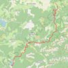Trace GPS Grande Traversée de l'Hérault - itinéraire Nord - de Fagairolles au Lac de Vésoles, itinéraire, parcours
