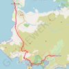 Trace GPS Waterville - Derrynane Beach - Caherdaniel, itinéraire, parcours