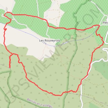 Trace GPS La Sarrazine, itinéraire, parcours