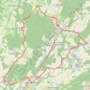 Trace GPS Boucle cyclable n°05 Les Côtes des Granges (46 km) - Vallée de l'Ognon, itinéraire, parcours