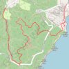 Trace GPS Fabregas - Janas (La Seyne sur Mer), itinéraire, parcours