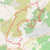 Trace GPS Col de l'Ange Vallon de Julie et de Gypières, itinéraire, parcours