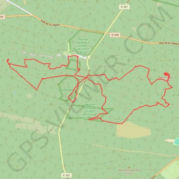 Trace GPS Fontainebleau, au gré des randonneurs, itinéraire, parcours