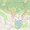 Trace GPS Lac Bleu Chiroulet, itinéraire, parcours