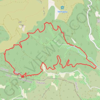 Trace GPS Félines-Minervois - Les Rivières et Brama, itinéraire, parcours