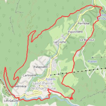 Trace GPS Le Champ Massot, itinéraire, parcours