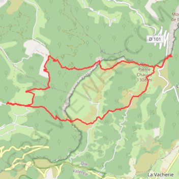 Trace GPS Rando Tourniol, itinéraire, parcours