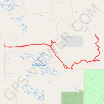 Trace GPS Charles H. Bronson State Forest, itinéraire, parcours