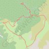 Trace GPS Grande Montagne d'Arvillard par les Sources du Gargoton depuis la Doua, itinéraire, parcours
