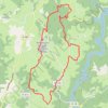 Trace GPS Les Combrailles - La Mazière, itinéraire, parcours