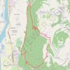 Trace GPS Fort-les-Bancs et Montagne de Parves, itinéraire, parcours