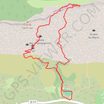 Trace GPS Pic des mouches, itinéraire, parcours