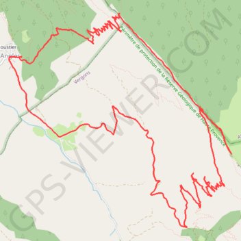 Trace GPS Angles - Crête de Chamatte, itinéraire, parcours