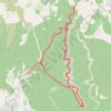 Trace GPS Les moulins des gorges de Véroncle, itinéraire, parcours