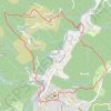 Trace GPS Jaujac Monteil-Echelette, itinéraire, parcours