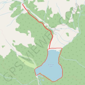 Trace GPS Emerald Lake - Emerald Basin, itinéraire, parcours